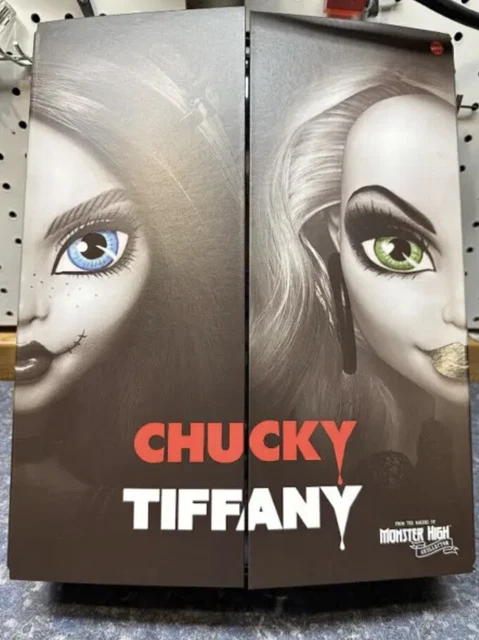 Monster High Skullector💀 Child's Play Chucky and Tiffany Doll 2 Pack Same Day🚚