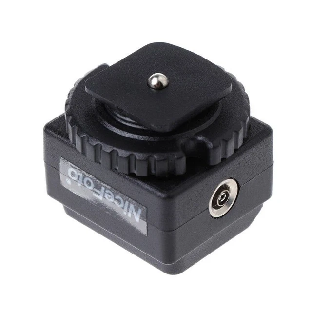 Adaptateur Hot Shoe Convertisseur Port 1PCS Kit Appareil Photographes Noir 29