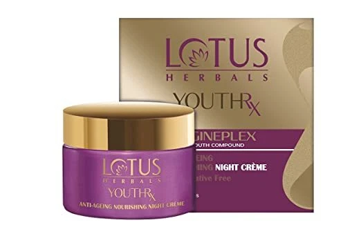 Lotus Herbals Youthrx Noche Crema SPF 25 Para Brillo Cara 50g