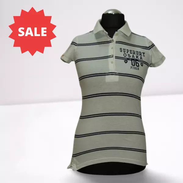 Polo Superdry para mujer de algodón talla SM (LABEL M) gc **