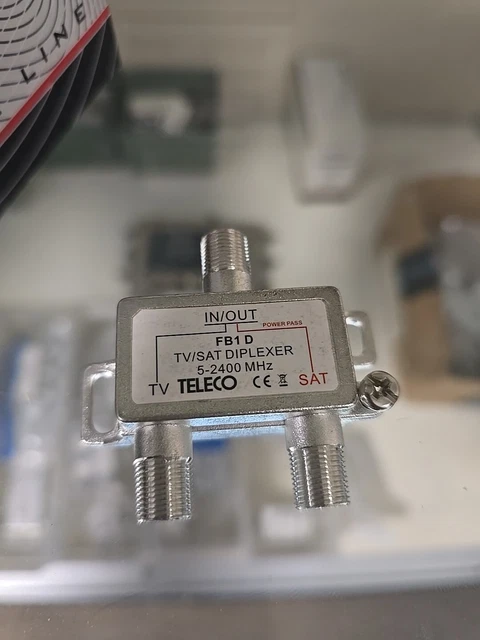 Miscelatore SAT/UHF/VHF König - Combina Segnale Satellare E TV Via Cavo, Con Power Pass - Foto 6