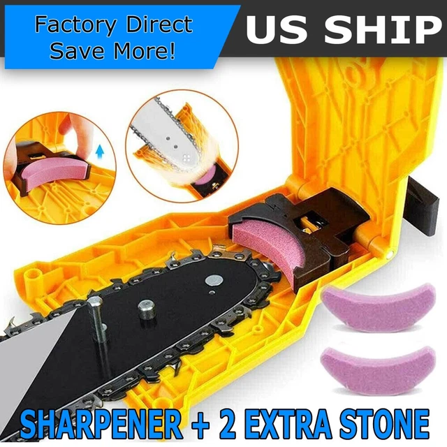 CHAINSAW SHARPENER CHAIN Saw Blade Teeth Fast Sharpening Stone Grinder