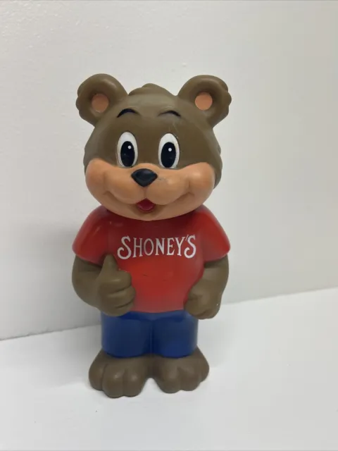 Vintage 1993 Shoney’s Bear Bank (Hard Plastic)