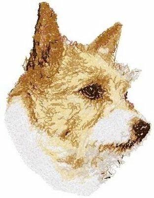 Embroidered Short-Sleeved T-Shirt - Norwich Terrier AED14488 Sizes S - XXL