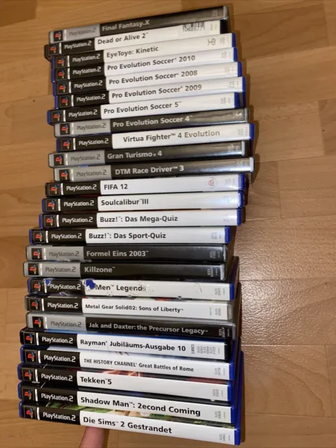 Playstation 2 Spielesammlung 25 Spiele PS2