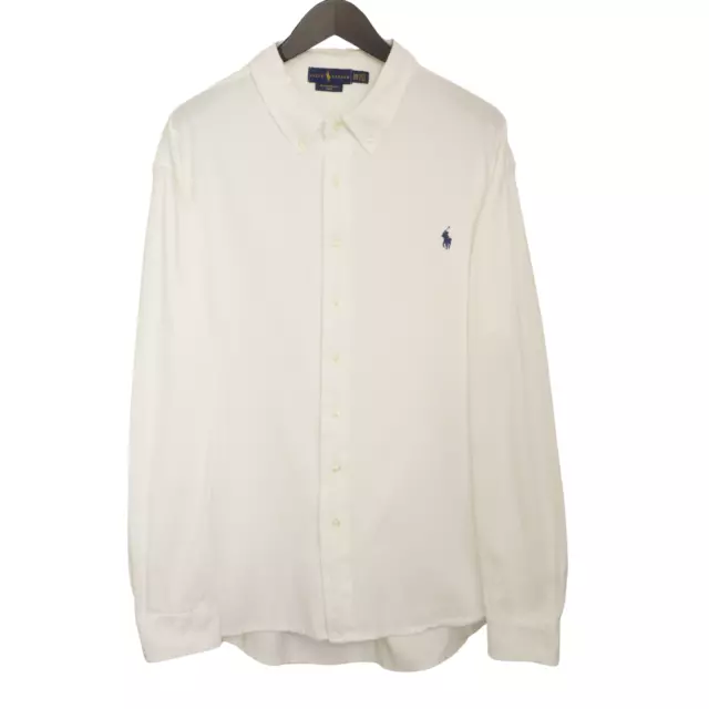 Polo by Ralph Lauren, Shirts, Polo Ralph Lauren Men Linen Silk Button Up  Shirt Size 3xb 3xl Navy Short Sleeve