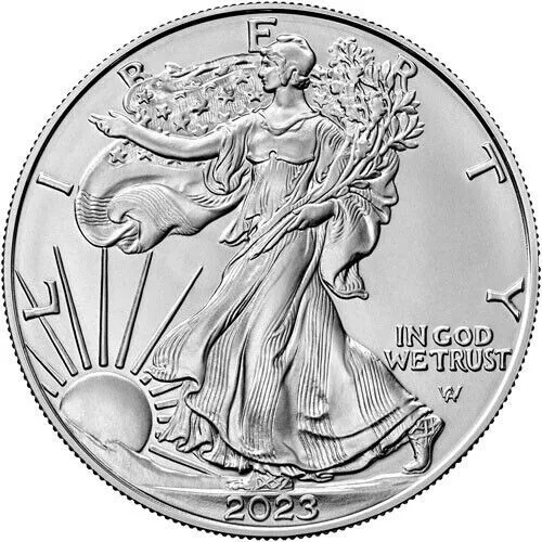 2023  USA One Dollar  Silbermünze American Eagle 1 oz Silber   1 oz 999