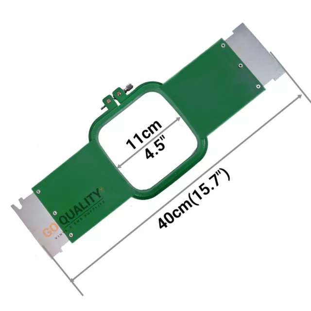 Embroidery Hoop 12cm(5″) for Melco Amaya Machine| 40cm(15.7″) Wide-Square