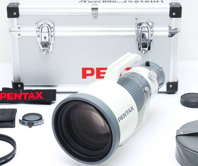 [Opta como nueva en maletero] Lente SMC PENTAX-A* 645 600 mm F5,6 ED IF GreenStar de JAPÓN