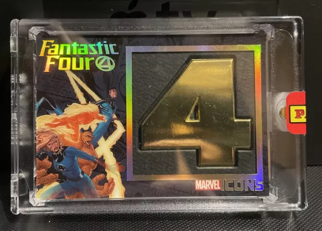 Panini Marvel Icons Fantastic Four Limited Card Icon Black Patch Gold NEU OVP