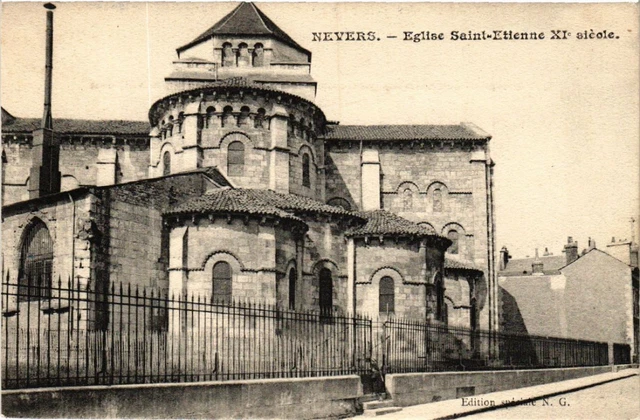 CPA AK NEVERS - Église St-ÉTIENNE XI siecle (457011)