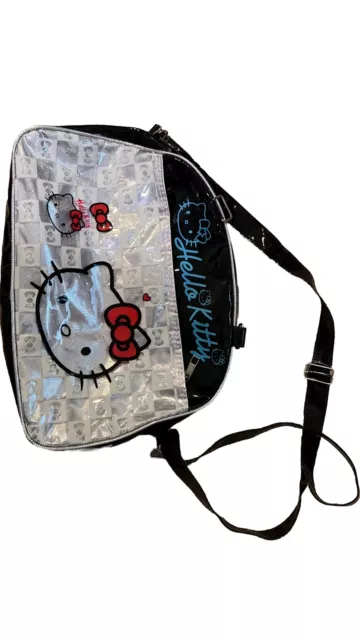 Hello Kitty Crossbody Bag Purse Vinyl Adjustable Strap