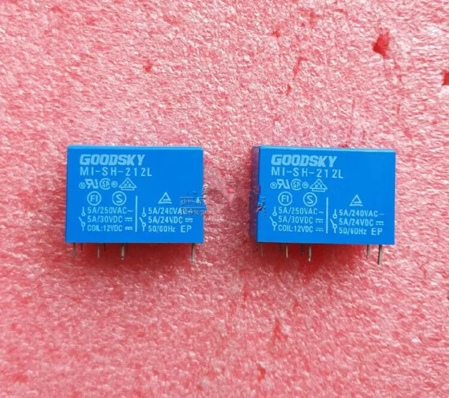 1pcs New Relay GOODSKY MI-SH-212L 5A #W8