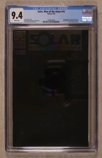 Solar Man of the Atom #10A CGC 9.4 1992 1568542002 1st app. Eternal Warrior