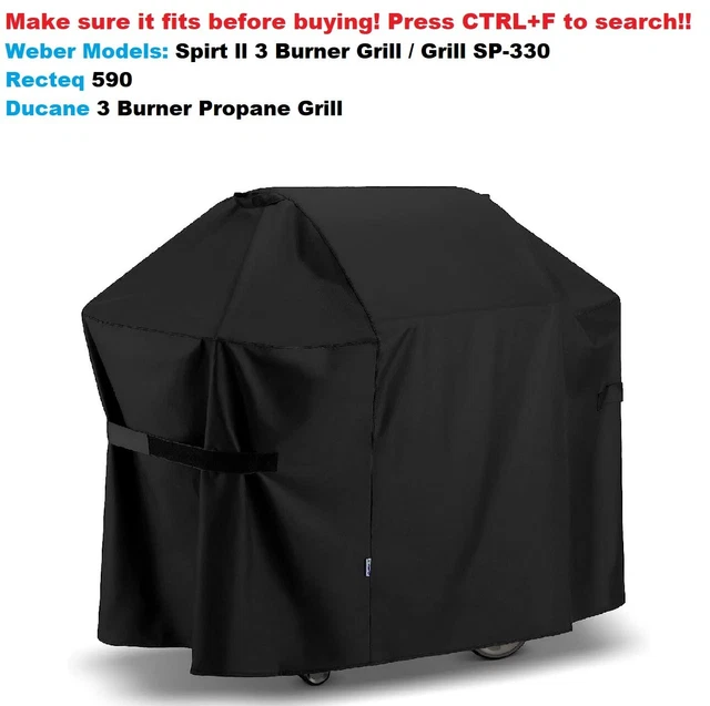 Outdoor Durable Waterproof Gas Barbecue Grill Cover Fit For All Brands Listed