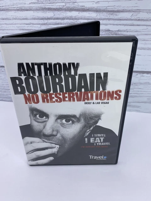 Anthony Bourdain: No Reservations Sicily and Las Vegas (DVD, 2007) Tested