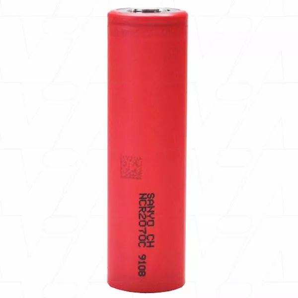 NCR2070C 20700 Size Panasonic Li-Ion 3620mAh High Current Cylindrical Battery