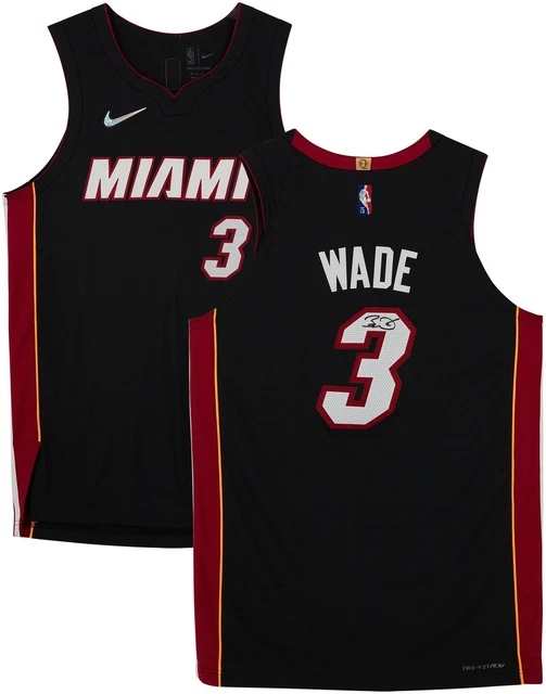 Dwyane Wade Miami Heat Signed Nike 2021-2022 Diamond Authentic Jersey