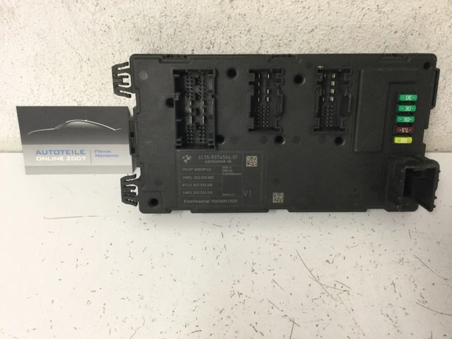 BMW F20 F30 REM Heck-Elektronikmodul Sicherungskasten – Steuergerät 9329702 (gebraucht)