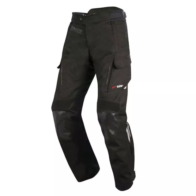 Alpinestars Andes V2 Drystar Motorcycle Motorbike Textile Trousers Black