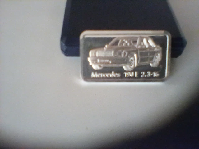 MERCEDES-BENZ ALS SILBERBARREN Degussa MERCEDES 1 9 0 E 2.3-16 EUR 44 ...