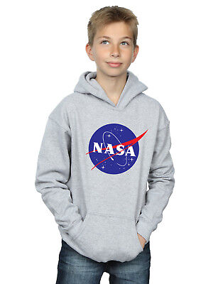NASA Bambini e ragazzi Classic Insignia Logo Felpa Con Cappuccio
