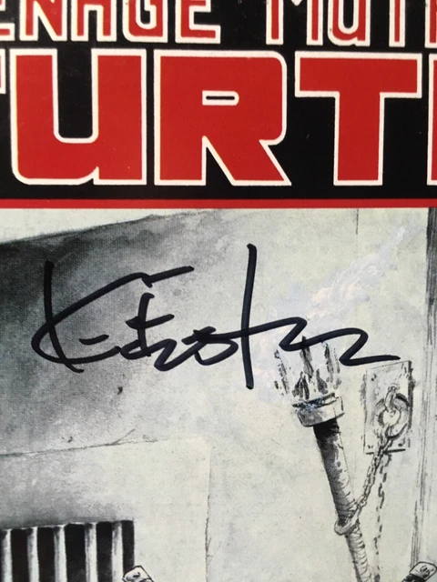 Teenage Mutant Ninja Turtles #17 Mirage 1988 Signed by Kevin Eastman w/ COA 2