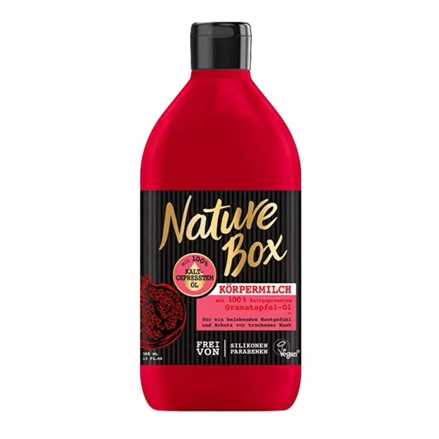 Nature Box Corporel Avec Kaltgepresstem Granatapfel-öl 385ml