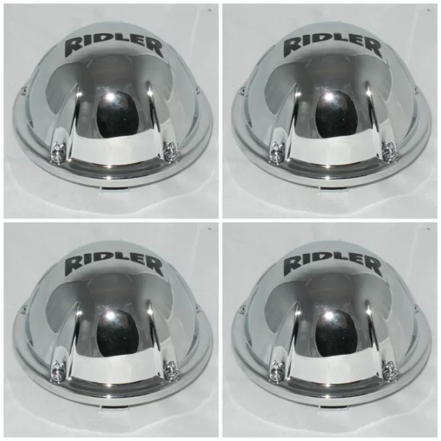 4 Cap Deal Ridler 695 Wheel Rim Chrome Center Cap 57492085F-1 Lg1011-16 C10695C