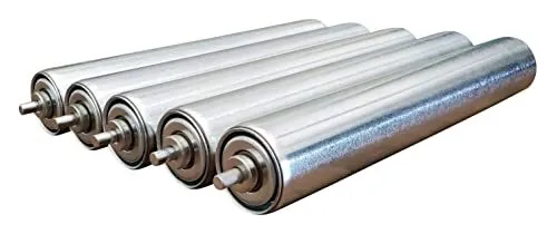 Conveyor Rollers - Galvanized Steel Replacement 1.5" Diameter 10" Between Fra...