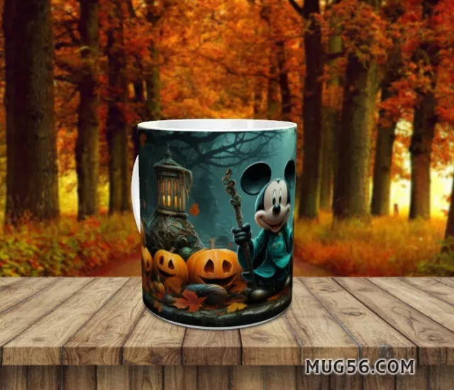 mug tasse thème disneyland paris mickey mouse 014 halloween