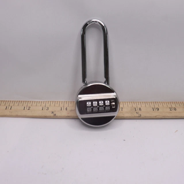 Vault Locks Resettable Set-Your-Own Combination Padlock 2-3/4" Shackle