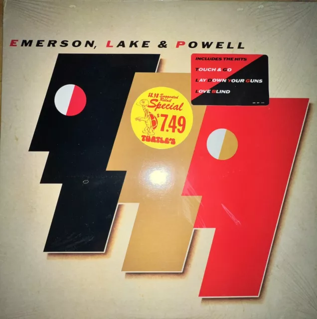 EMERSON LAKE & POWELL Vintage vinyl lp. 1st edition BEST QUALITY 1986. UPC code.