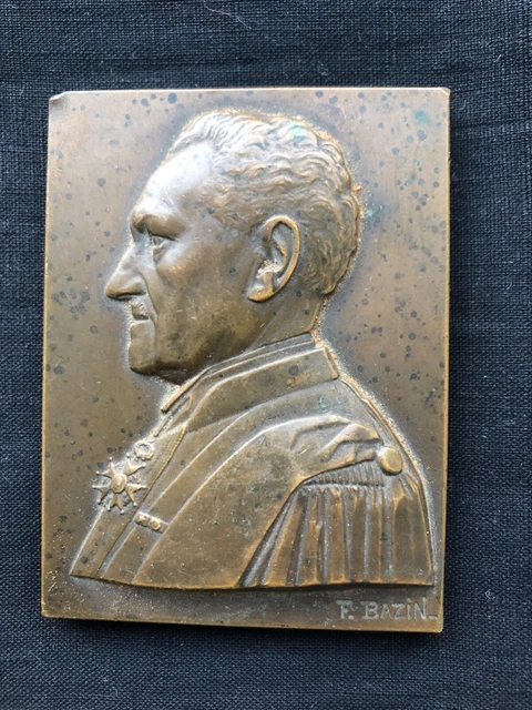 Ancienne médaille en bronze sous secrétariat d'état de l'éducation
