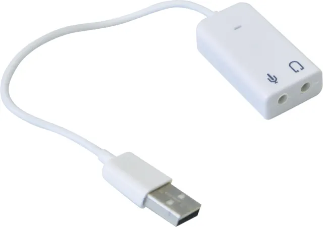 USB Sound Adapter Stereo Sound Card External Audio Card External Sound Card