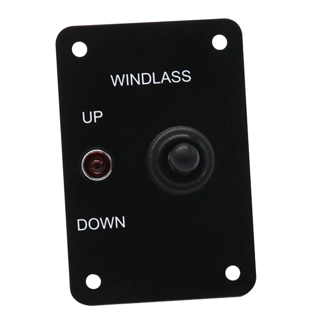 ANCHOR WINDLASS UP/DOWN Toggle Switch Panel with LED , 12V £12.07 ...