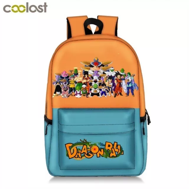 Dragon Ball Z Backpack School Library Travel Bag Anime Goku Mens Kids Gaming AUS