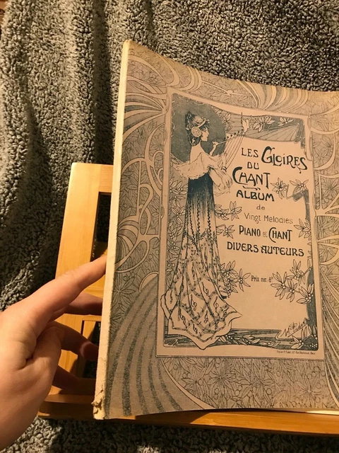 Les Gloires du chant recueil partition chant piano éditions Choudens 2