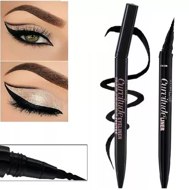 Gemey Maybelline - Eyeliner  - Yeux - Feutre - Curvitude 01 Noir - Black