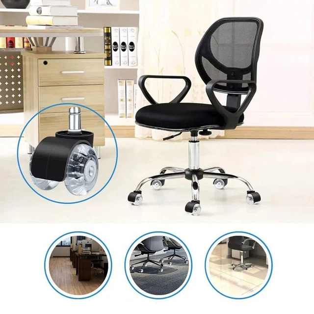 Wheel Swivel Chair Caster Mute Wheel Office Chair Wheels Furniture Caster