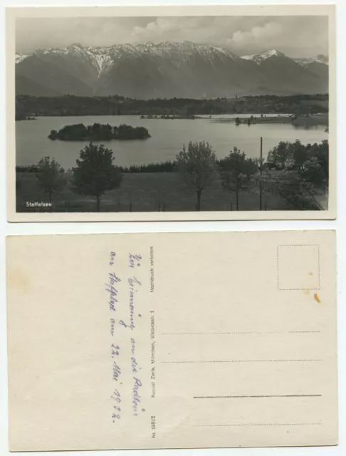 15401 - Staffelsee - Echtfoto - Ansichtskarte, datiert 22.5.1932