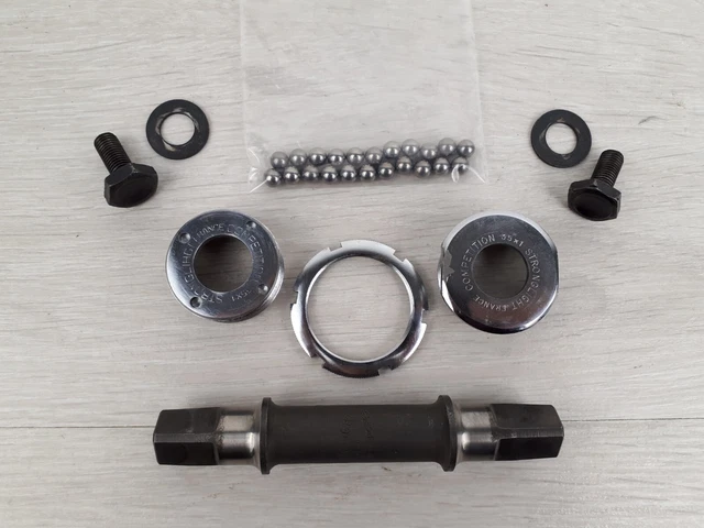 BOITIER PÉDALIER STRONGLIGHT axe perforé 35x1 France vélo vintage bottom bracket EUR 62,00 - FR