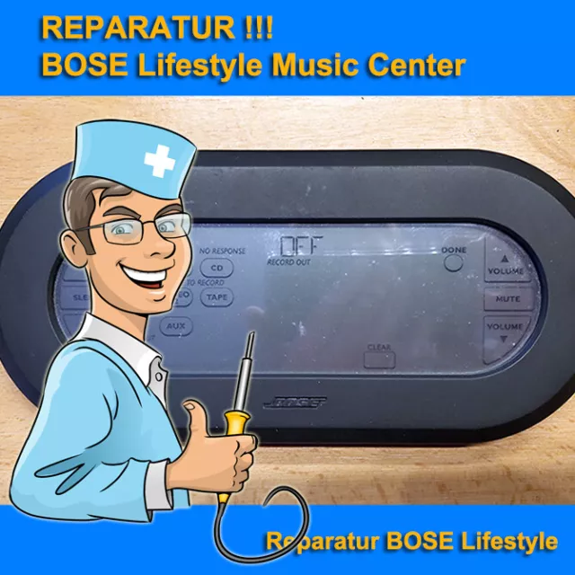 Reparatur BOSE Lifestyle 40, 50 P1 M1 -- NO RESPONSE --, Hintergrundbeleuchtung