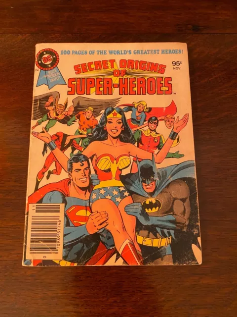 DC Blue Ribbon Digest Secret Origins Of Super Heroes