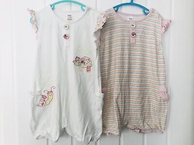 Next baby girl romper/playsuit/all-in-one/sleepsuit bundle x2 age 12-18 months