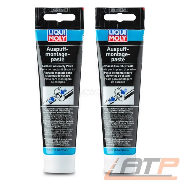 2x LIQUI MOLY AUSPUFF MONTAGE PASTE DICHTMASSE GASDICHT 150g 3342 32051555