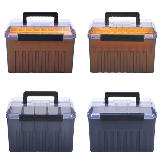 Boîte De Rangement Pour Pêche à La Carpe – 24/13 Compartiments Vides – Plastique