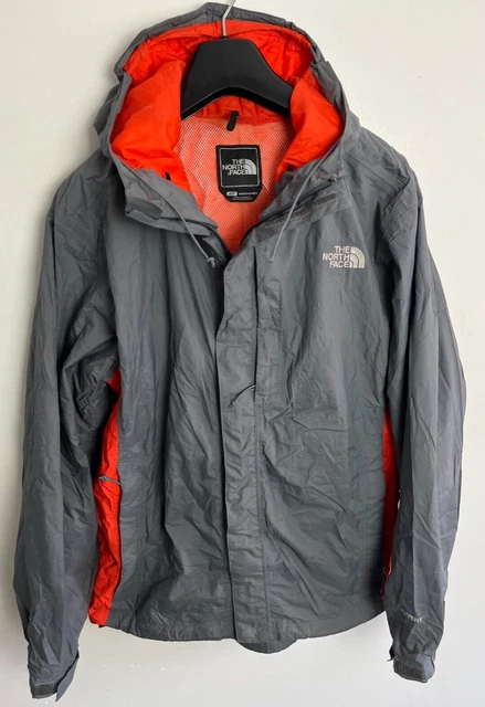 Mens North Face Jacket Coat Small / Medium S/M Waterproof Hyvent Grey / Orange