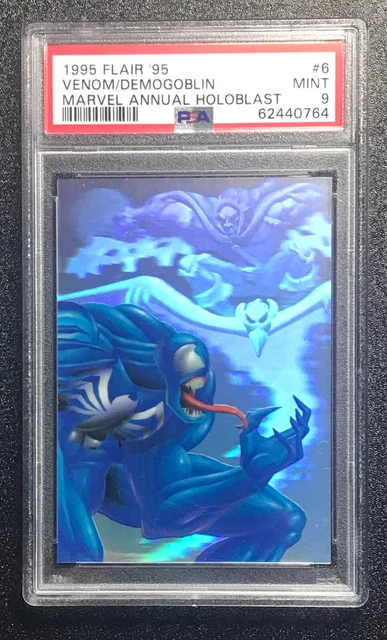 1995 Marvel Annual Flair '95  🔥 VENOM DEMOGOBLIN HOLOBLAST PSA 9 🔥