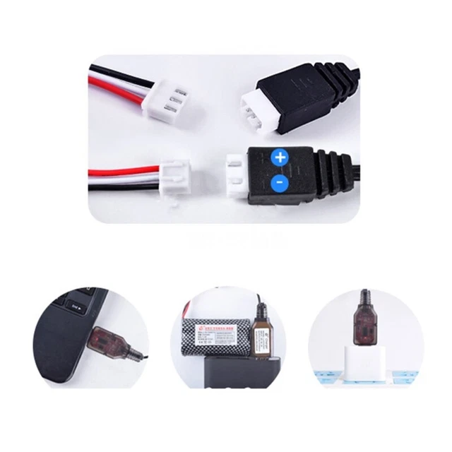 UNIVERSAL USB 7.4V 1000mA Cord Power Converter Charging Cable £3.48